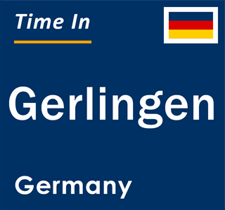 Current local time in Gerlingen, Germany