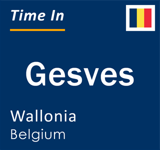 Current local time in Gesves, Wallonia, Belgium