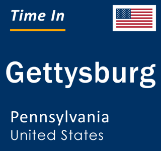 Current local time in Gettysburg, Pennsylvania, United States