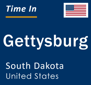 Current local time in Gettysburg, South Dakota, United States