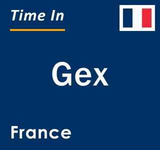 Current local time in Gex, France