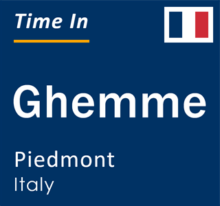 Current local time in Ghemme, Piedmont, Italy