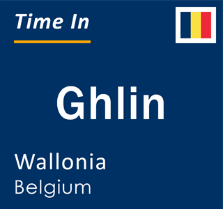 Current local time in Ghlin, Wallonia, Belgium