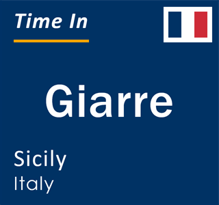 Current local time in Giarre, Sicily, Italy
