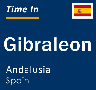 Current local time in Gibraleon, Andalusia, Spain