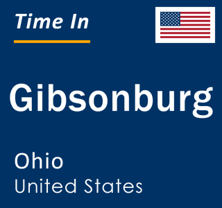 Current local time in Gibsonburg, Ohio, United States