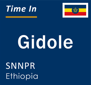 Current local time in Gidole, SNNPR, Ethiopia