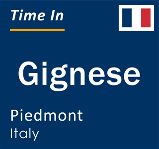 Current local time in Gignese, Piedmont, Italy