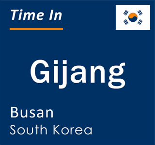 Current time in Gijang, Busan, South Korea