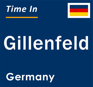 Current local time in Gillenfeld, Germany