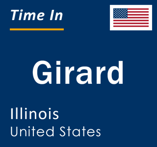 Current local time in Girard, Illinois, United States