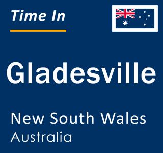 Current local time in Gladesville, New South Wales, Australia