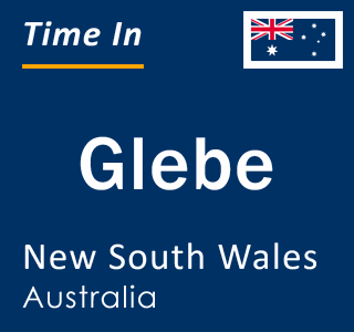 Current local time in Glebe, New South Wales, Australia