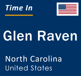 Current local time in Glen Raven, North Carolina, United States