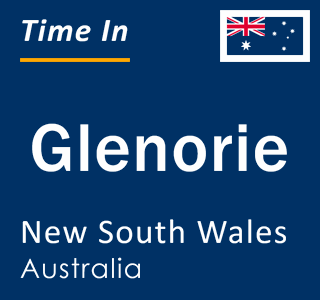 Current local time in Glenorie, New South Wales, Australia