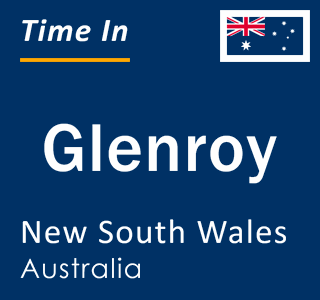 Current local time in Glenroy, New South Wales, Australia
