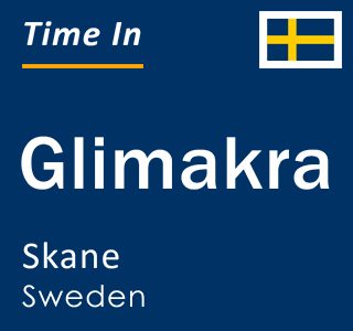 Current local time in Glimakra, Skane, Sweden