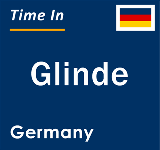 Current local time in Glinde, Germany