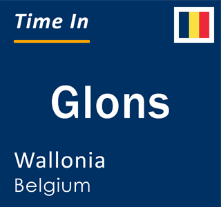 Current local time in Glons, Wallonia, Belgium