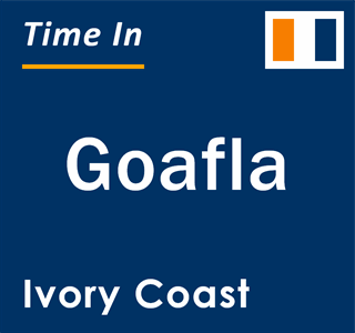 Current local time in Goafla, Ivory Coast