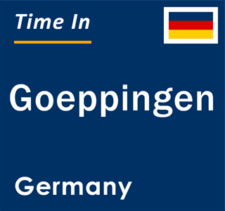 Current local time in Goeppingen, Germany