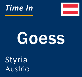 Current local time in Goess, Styria, Austria