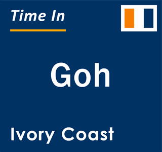 Current local time in Goh, Ivory Coast