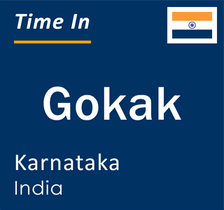 Current local time in Gokak, Karnataka, India
