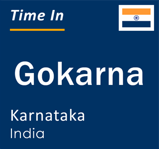 Current local time in Gokarna, Karnataka, India