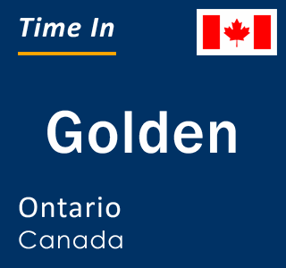 Current local time in Golden, Ontario, Canada