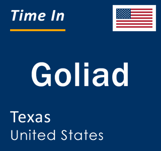 Current local time in Goliad, Texas, United States