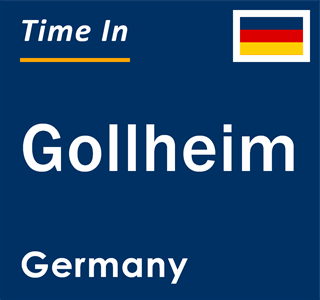 Current local time in Gollheim, Germany