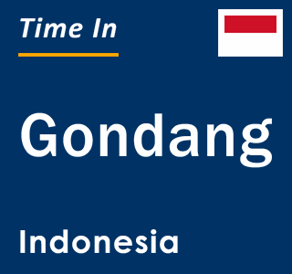 Current local time in Gondang, Indonesia