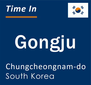 Current local time in Gongju, Chungcheongnam-do, South Korea