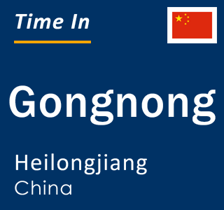 Current local time in Gongnong, Heilongjiang, China