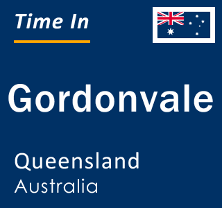Current local time in Gordonvale, Queensland, Australia