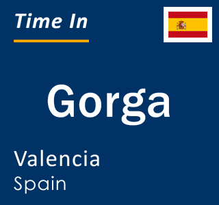 Current local time in Gorga, Valencia, Spain