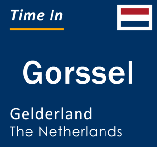 Current local time in Gorssel, Gelderland, The Netherlands