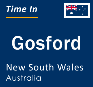 Current local time in Gosford, New South Wales, Australia