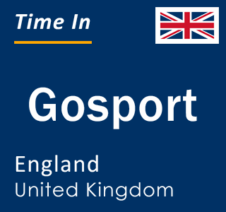 Current local time in Gosport, England, United Kingdom