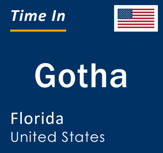 Current local time in Gotha, Florida, United States