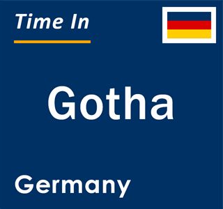 Current local time in Gotha, Germany