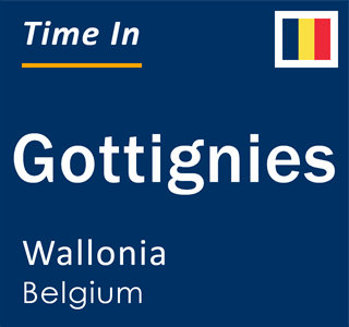 Current local time in Gottignies, Wallonia, Belgium