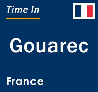 Current local time in Gouarec, France