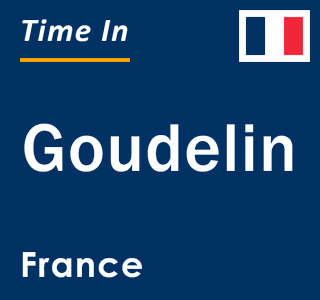 Current local time in Goudelin, France