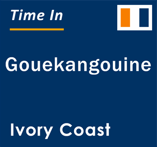 Current local time in Gouekangouine, Ivory Coast