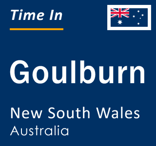 Current local time in Goulburn, New South Wales, Australia