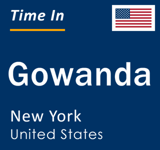 Current local time in Gowanda, New York, United States