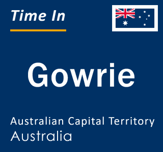 Current local time in Gowrie, Australian Capital Territory, Australia
