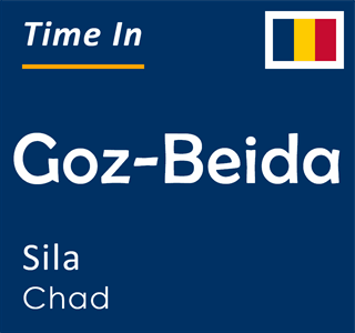 Current local time in Goz-Beida, Sila, Chad